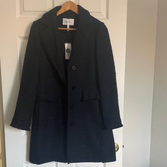 BCBGeneration Textured  Pea Coat - Picture 1 of 6
